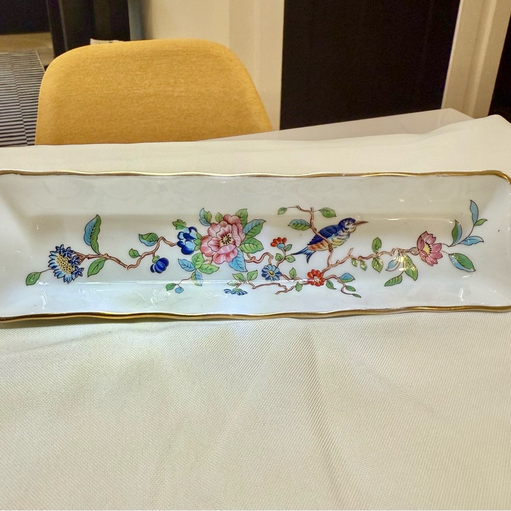 Vintage Aynsley Fine Bone China Long Tray